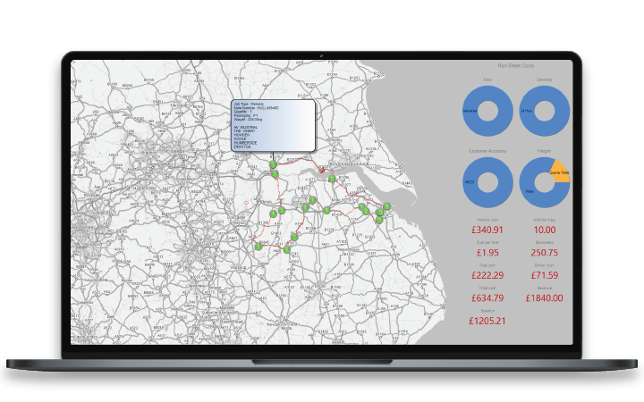 tms software screeshot showing how to reduce operational costs